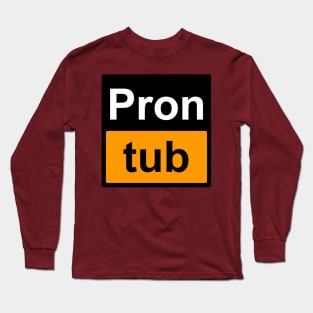 PRonTub logo Long Sleeve T-Shirt